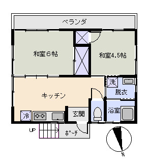 下田市　笹峯台の間取り
