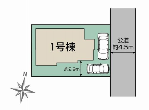 【区画図】 | 【仲介手数料０円】小田原市小八幡3丁目　新築一戸建て | 小田原市小八幡3丁目　新築一戸建て