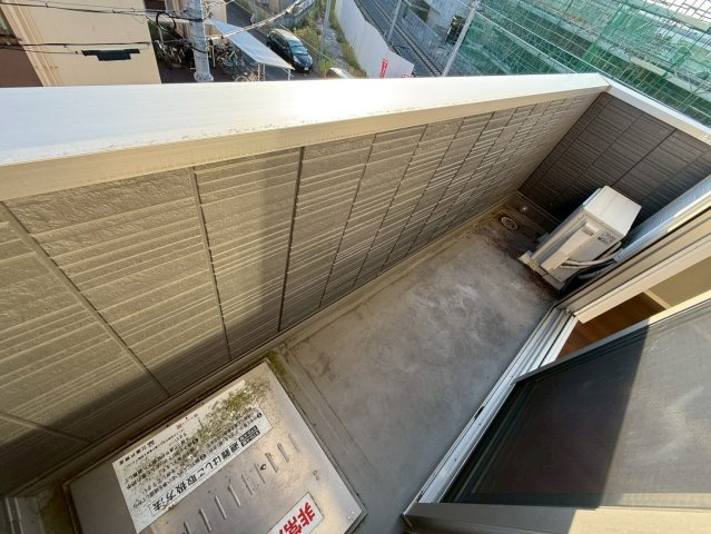 コーポ大安寺Ⅲのバルコニー