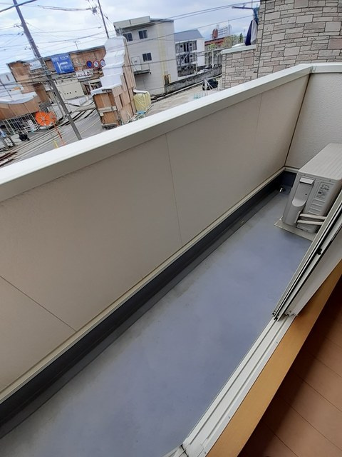 松岡ハイツⅡ　Ａのバルコニー|バルコニー