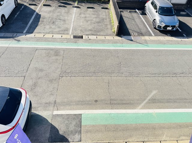 流山市鰭ケ崎新築戸建【鰭ヶ崎小学校：6分】の展望|バルコニーより南西側眺望・南道路で日当たり良好♪