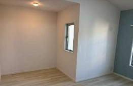 【洋室】 | 入船中央エステート27号棟 | 壁・天井クロス張替・ダウンライト新規取付