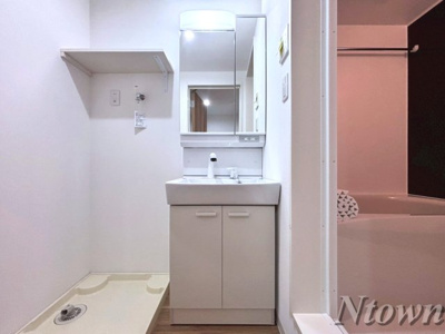 【独立洗面台】 | Coco Cat 岩塚 | 朝の身支度には欠かせない独立洗面化粧台