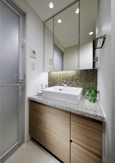 【独立洗面台】