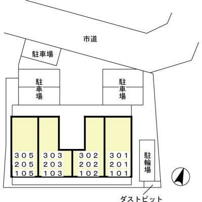 【区画図】 | アビテ弁天