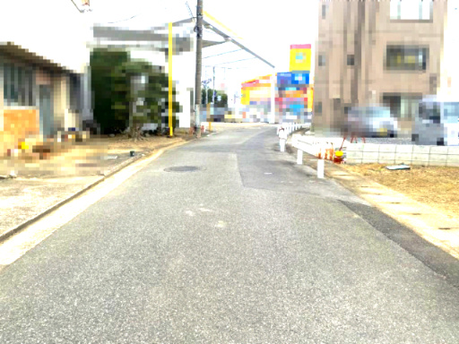 鴻巣天神１丁目～建築条件なし売地～の前面道路含む現地写真|前面道路。