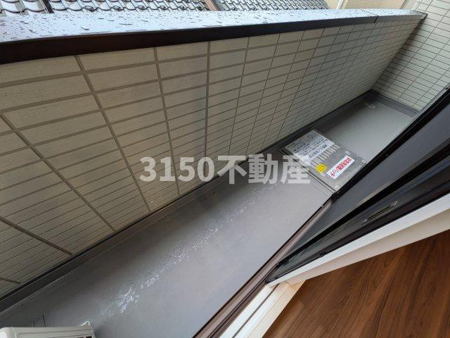 セレスティア本荘中ノ町　Bのバルコニー