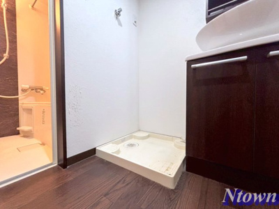 【設備】 | Patina中村公園Ⅱ | 洗濯機置き場です。