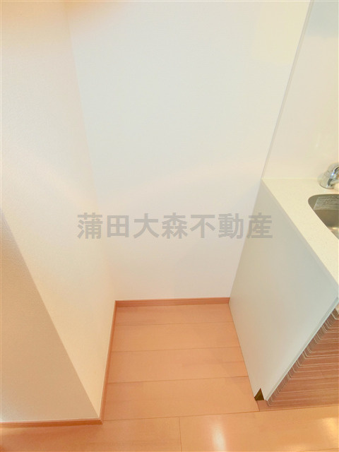 クレイシア西蒲田のキッチン|冷蔵庫置き場