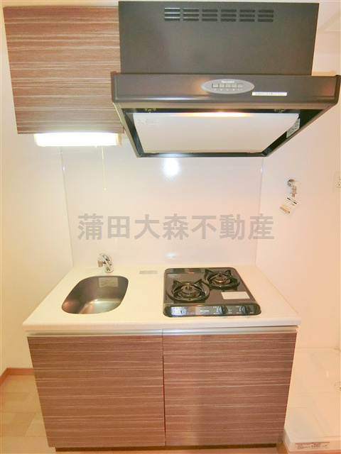 クレイシア西蒲田のキッチン|2口ガスシステムキッチン