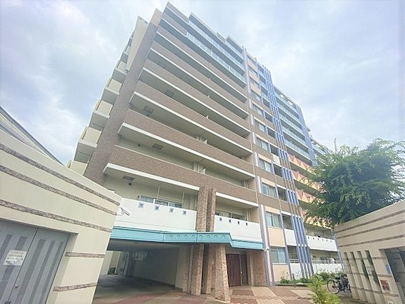 パレ千里壱号棟の外観|外観は落ち着いています