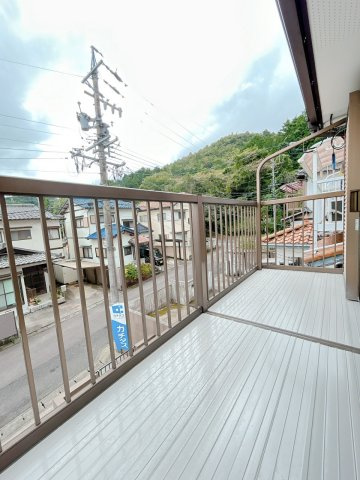 リフォーム中古戸建　岐阜市福富天神前　平成元年築のバルコニー