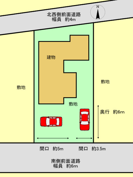 リフォーム中古戸建　岐阜市福富天神前　平成元年築の区画図