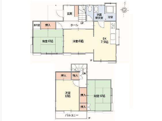 【間取り】 | 熊谷市押切　中古住宅  