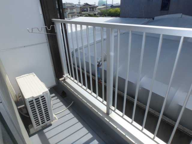コーポ山方のバルコニー