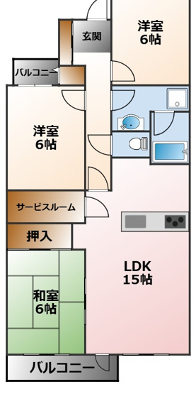 【間取り】 | ドルチェ甲子園