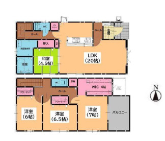 【間取り】 | 福岡市東区美和台4丁目5期　2号棟（全2棟）【仲介手数料無料・0円】 | 平日、土日祝日もお好きな日時にご見学可能です。お気軽にお問合せ下さい。