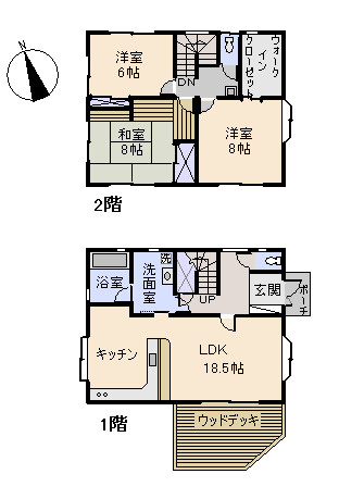 下田市　白浜の間取り