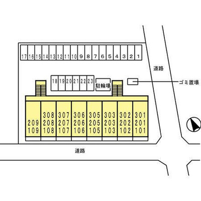 【区画図】 | リヴェール滝山