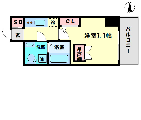 セレニテ難波プリエの間取り|セレニテ難波プリエ　間取り