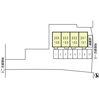 【区画図】 | エスポワール金龍寺