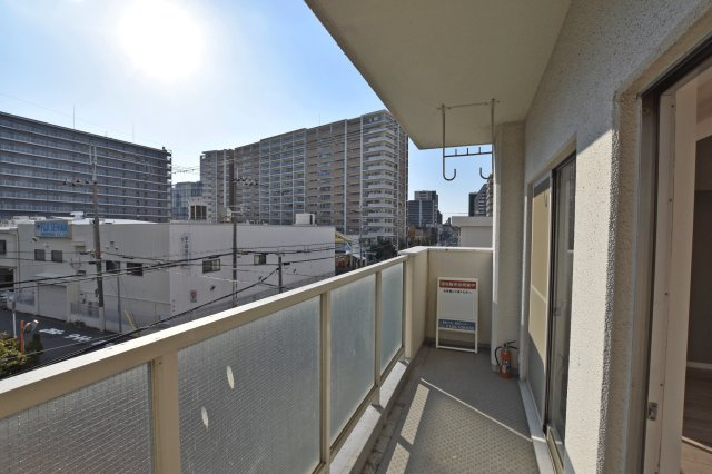 マンション西宮原のバルコニー