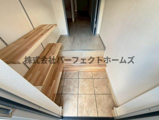 西禁野2丁目戸建　賃貸の玄関|玄関です