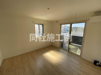 【居間・リビング】 | 小野市上本町新築アパート | 同社施工例