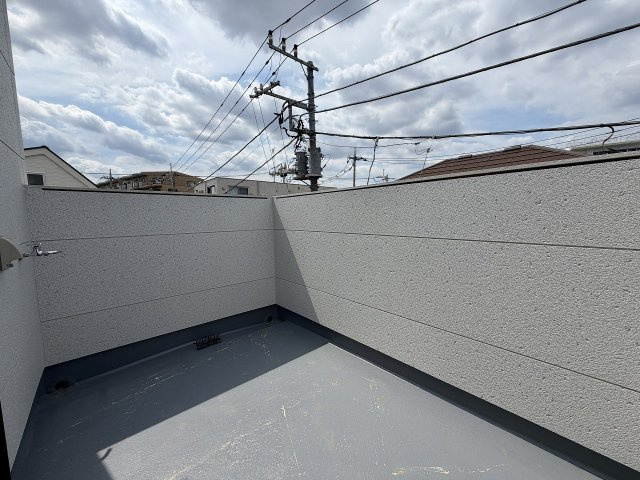 練馬区貫井3丁目　利便性×快適性　新築戸建のバルコニー