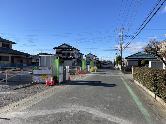 【前面道路含む現地写真】 | 深谷市上野台第23　Livele Garden.s　新築戸建　全4棟　3号棟 | 12/12撮影