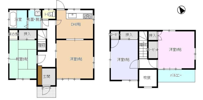 【間取り】 | 太田市新道町　中古住宅