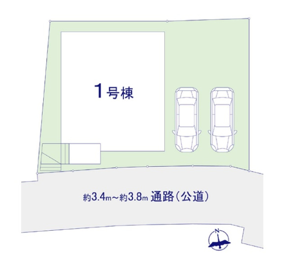 【区画図】 | 福岡市南区皿山1丁目1期　1号棟（全1棟）【仲介手数料無料・0円】 | 区画図です。1号棟