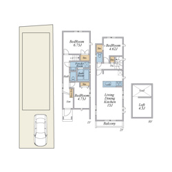 【間取り】 | ロフト+車庫付3LDK
ご自宅から現地まで、当社スタッフがお車にて、「お迎え・お送り」をしております。ぜひお気軽にお問い合わせくださいませ♪