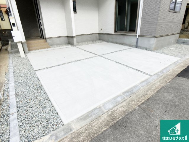 加古川市加古川町中津　第19期　新築一戸建ての駐車場|駐車スペース！散水栓があるので、こまめに愛車を洗えます！