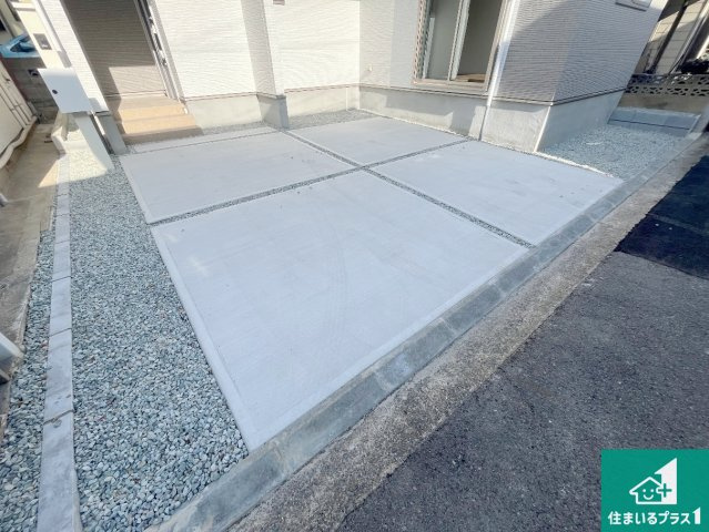 加古川市加古川町中津　第19期　新築一戸建ての駐車場|駐車スペース！散水栓があるので、こまめに愛車を洗えます！