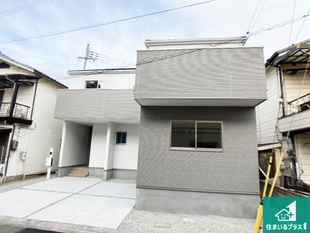 加古川市加古川町中津　第19期　新築一戸建ての外観|お客様に長く安心して住んでいだだける事にこだわった家づくり！住んでからのアフターサービスにもしっかりと取り組んでいます！