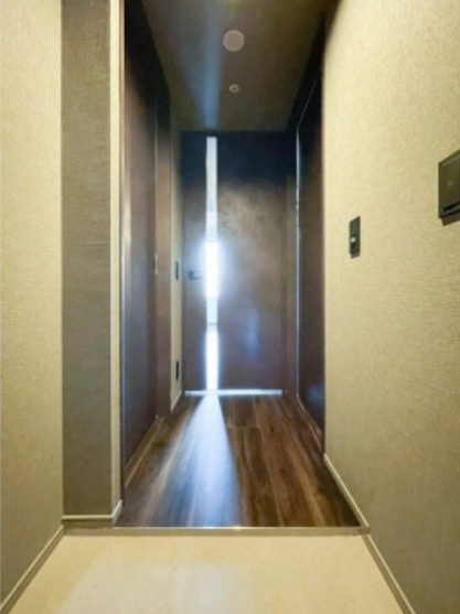 デュオフラッツ池尻大橋　新築　ペット相談　礼金0　最上階の玄関