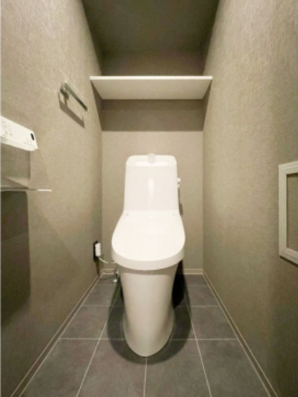 デュオフラッツ池尻大橋　新築　ペット相談　礼金0　最上階のトイレ