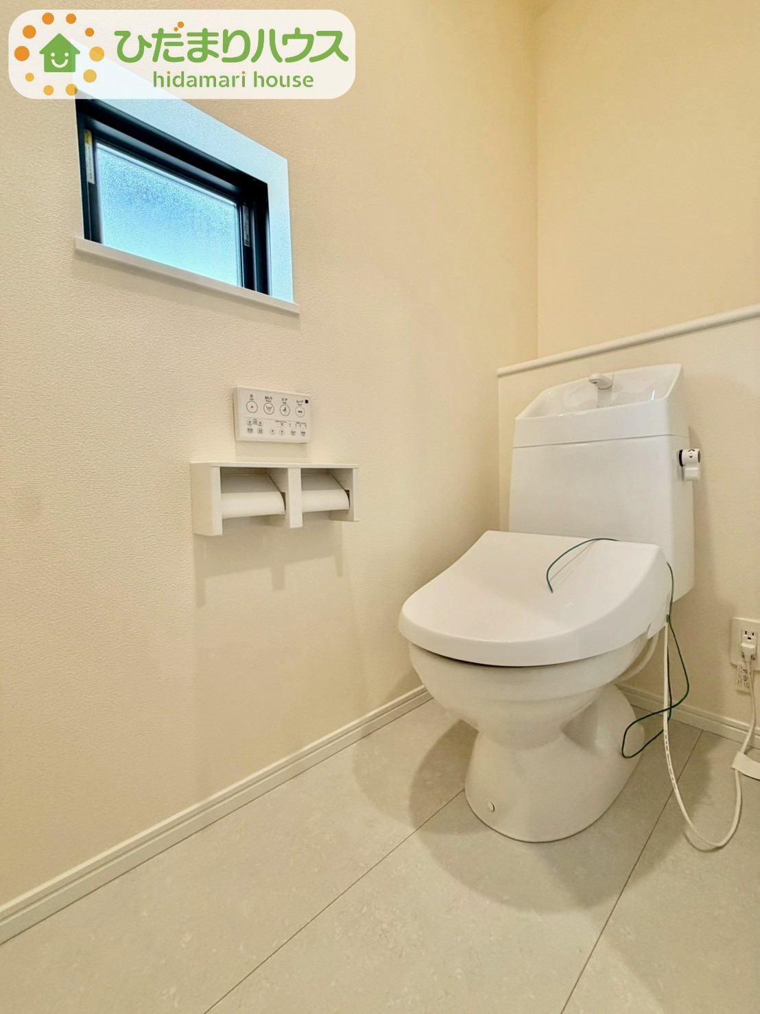 野田山崎2工区　新築戸建　2-F号棟のトイレ|1・2階にトイレあり。階段を降りなくてもいいので、高齢者の方も優しい☆彡							
