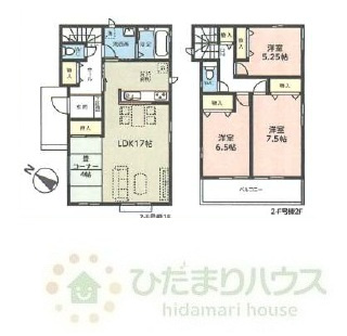 野田山崎2工区　新築戸建　2-F号棟の間取り|4LDK（2-F号棟）