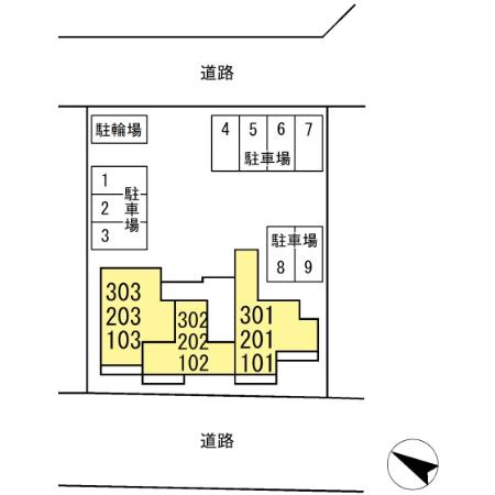リアンの駐車場
