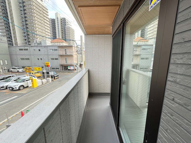 D-residence西野のバルコニー