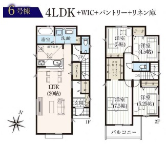東村山市恩多町1丁目・全8棟　新築一戸建　6号棟