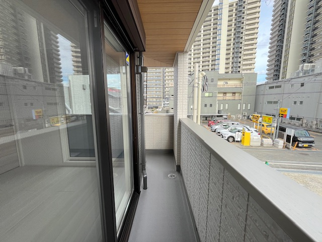 D-residence西野のバルコニー