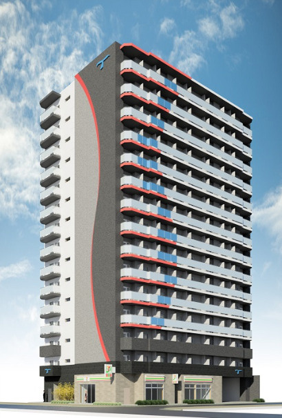 セレニテ東梅田アリエの外観パース|セレニテ東梅田アリエ　外観