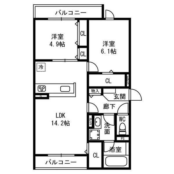 D-residence西野の間取り