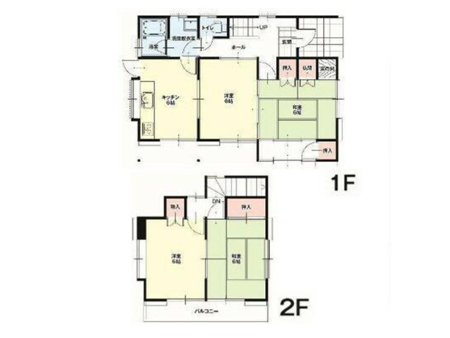 【間取り】 | 熊谷市拾六間　中古住宅  