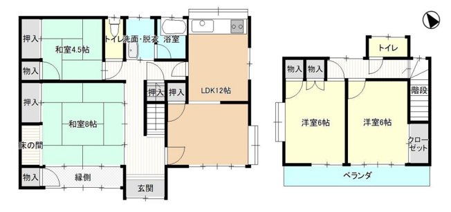 【間取り】 | 足利市常見町　中古住宅