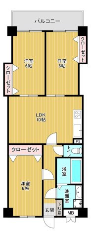 サンローヤル西明石の間取り
