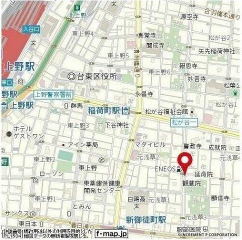 クリオ元浅草の地図